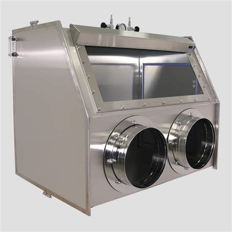 steel glove box with mounting flange|steel glove boxes.